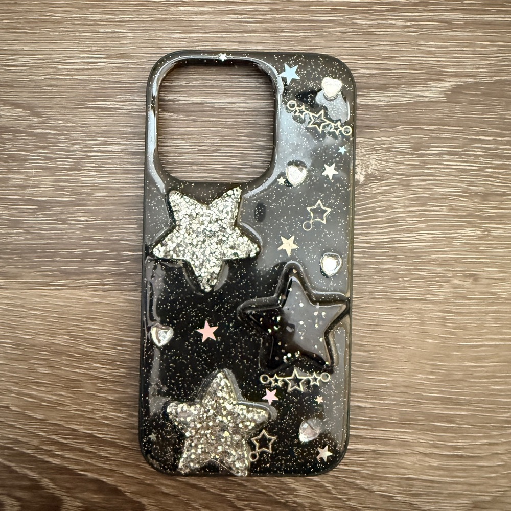 Amazon Black and Silver Starry Phone Case